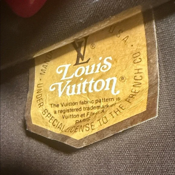 Louis Vuitton Tan and Brown Monogram Briefcase VINTAGE - Picture 9 of 16